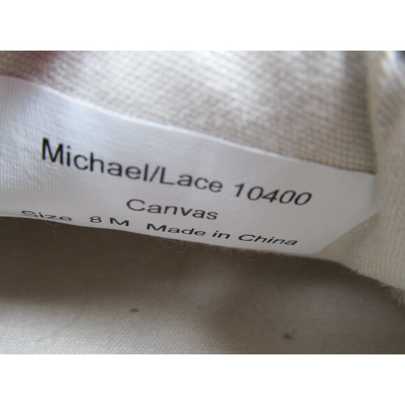 Ped Lite Canvas Boat Shoes Mens Size 8 M. Beige Excellent - Picture 7 of 7